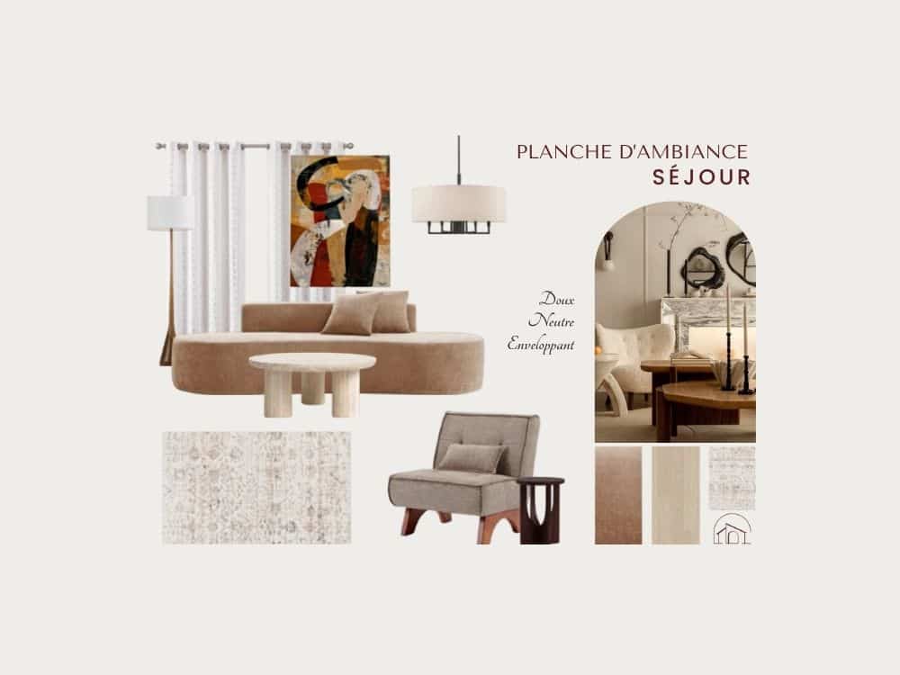 Décision, l'offre qui lève les doutes sur vos projets d'intérieur. 12 planche d'ambiance zen aux couleurs neutres