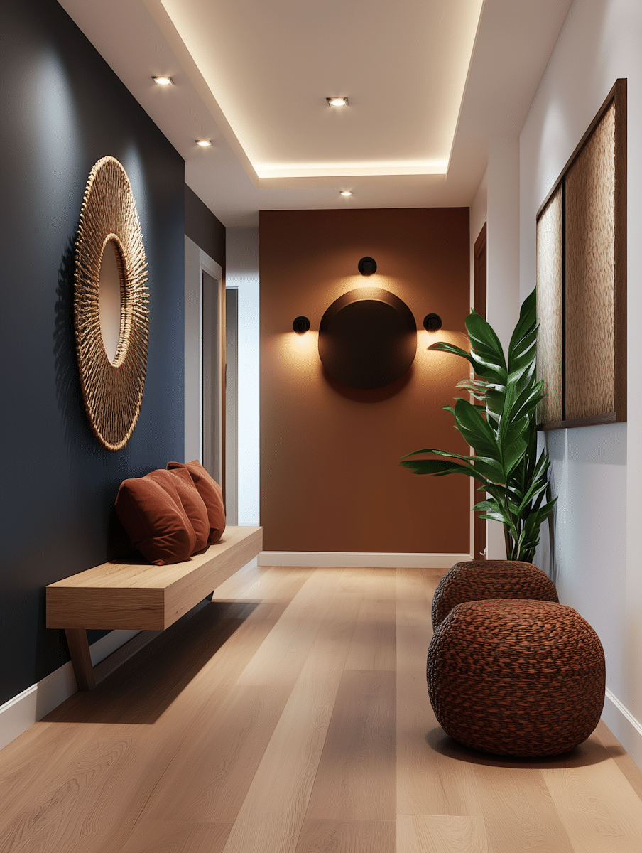 Cocon Design, Architecte d'intérieur sur mesure et optimisés en Auvergne 6 Modern Hallway Design